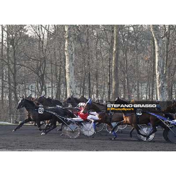 Grand Prix d\'Amerique 2011 - Frank Nivard with Ready Cash wins the Grand Prix d\'Amerique Paris-Vincennes, 30th january 2011 ph. Stefano Grasso