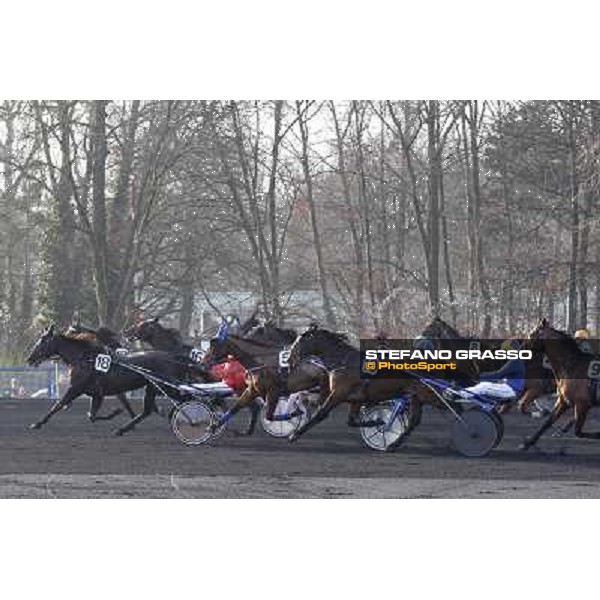 Grand Prix d\'Amerique 2011 - Frank Nivard with Ready Cash wins the Grand Prix d\'Amerique Paris-Vincennes, 30th january 2011 ph. Stefano Grasso