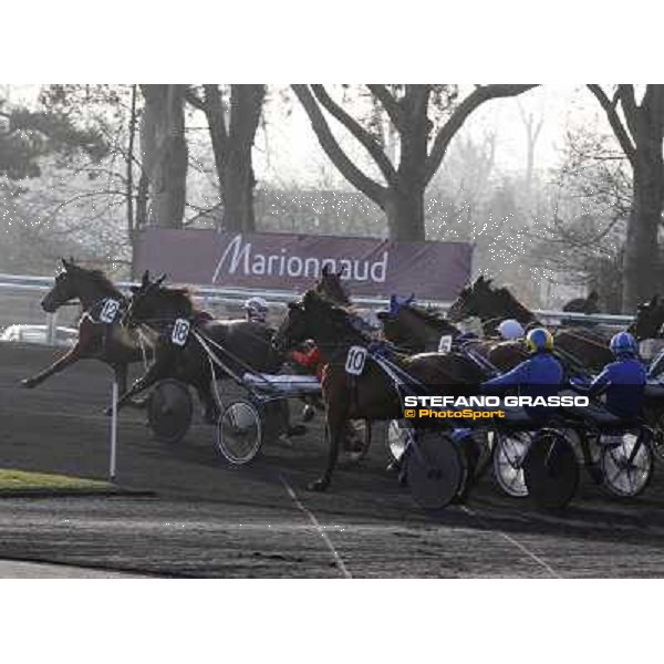 Grand Prix d\'Amerique 2011 - Frank Nivard with Ready Cash wins the Grand Prix d\'Amerique Paris-Vincennes, 30th january 2011 ph. Stefano Grasso