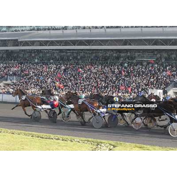 Grand Prix d\'Amerique 2011 - Frank Nivard with Ready Cash wins the Grand Prix d\'Amerique Paris-Vincennes, 30th january 2011 ph. Stefano Grasso