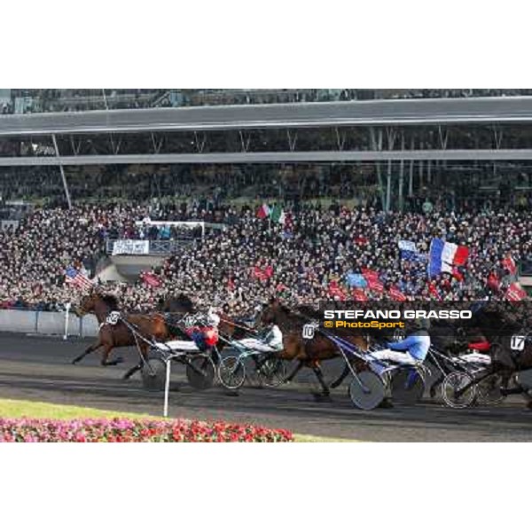 Grand Prix d\'Amerique 2011 - Frank Nivard with Ready Cash wins the Grand Prix d\'Amerique Paris-Vincennes, 30th january 2011 ph. Stefano Grasso