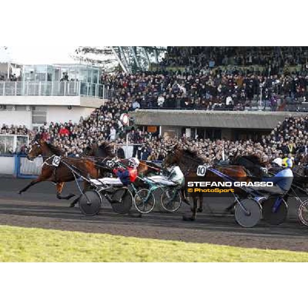 Grand Prix d\'Amerique 2011 - Frank Nivard with Ready Cash wins the Grand Prix d\'Amerique Paris-Vincennes, 30th january 2011 ph. Stefano Grasso