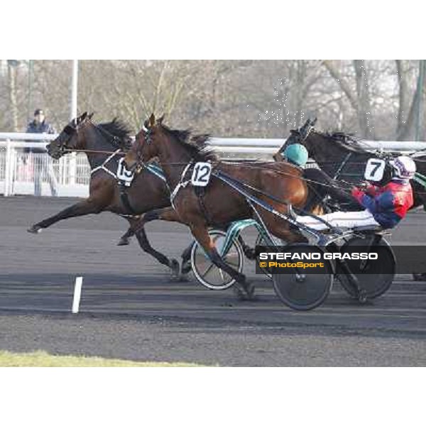 Grand Prix d\'Amerique 2011 - Frank Nivard with Ready Cash wins the Grand Prix d\'Amerique Paris-Vincennes, 30th january 2011 ph. Stefano Grasso