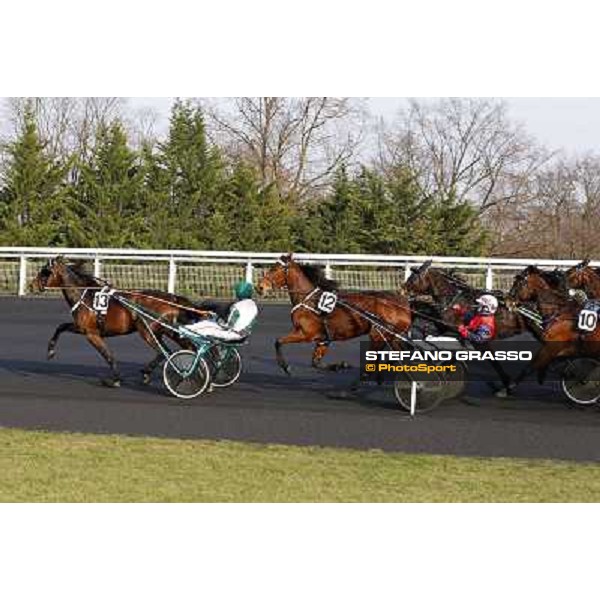 Grand Prix d\'Amerique 2011 - Frank Nivard with Ready Cash wins the Grand Prix d\'Amerique Paris-Vincennes, 30th january 2011 ph. Stefano Grasso