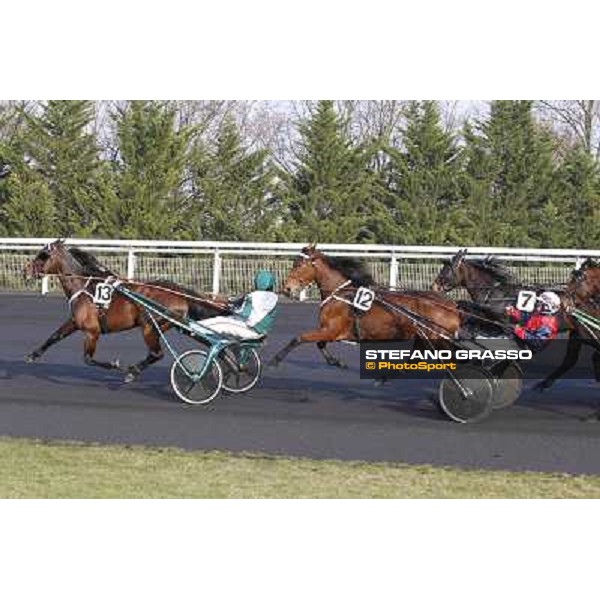 Grand Prix d\'Amerique 2011 - Frank Nivard with Ready Cash wins the Grand Prix d\'Amerique Paris-Vincennes, 30th january 2011 ph. Stefano Grasso