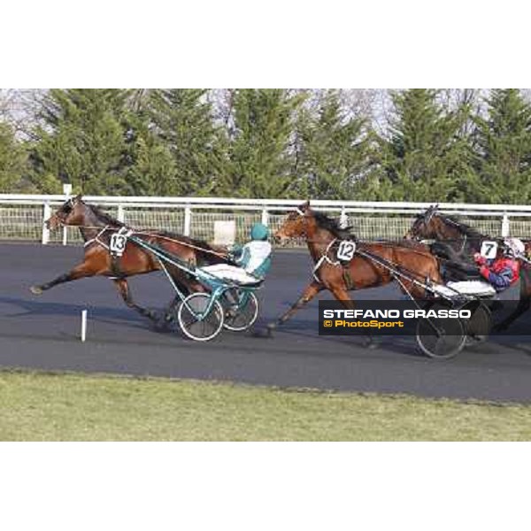 Grand Prix d\'Amerique 2011 - Frank Nivard with Ready Cash wins the Grand Prix d\'Amerique Paris-Vincennes, 30th january 2011 ph. Stefano Grasso