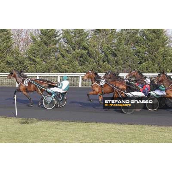 Grand Prix d\'Amerique 2011 - Frank Nivard with Ready Cash wins the Grand Prix d\'Amerique Paris-Vincennes, 30th january 2011 ph. Stefano Grasso