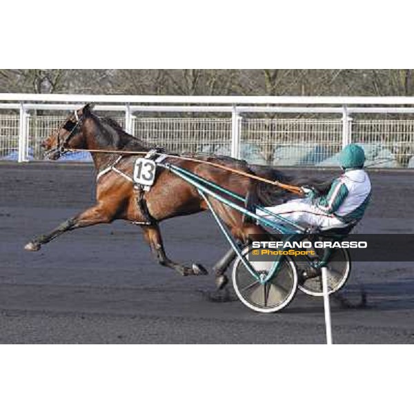 Grand Prix d\'Amerique 2011 - Frank Nivard with Ready Cash wins the Grand Prix d\'Amerique Paris-Vincennes, 30th january 2011 ph. Stefano Grasso