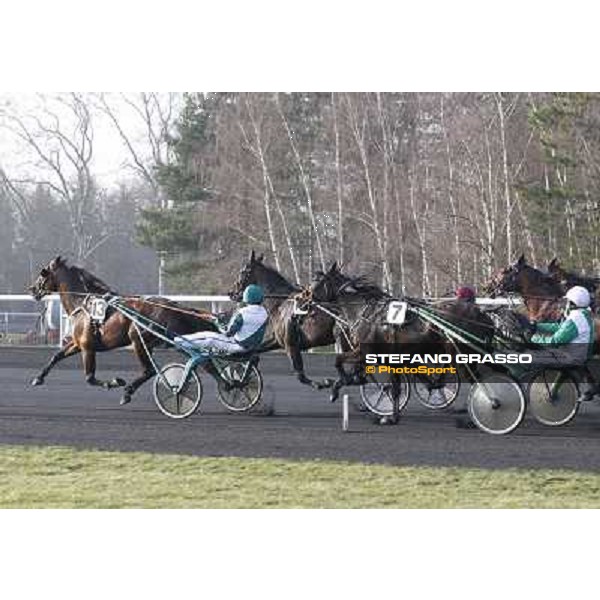 Grand Prix d\'Amerique 2011 - Frank Nivard with Ready Cash wins the Grand Prix d\'Amerique Paris-Vincennes, 30th january 2011 ph. Stefano Grasso