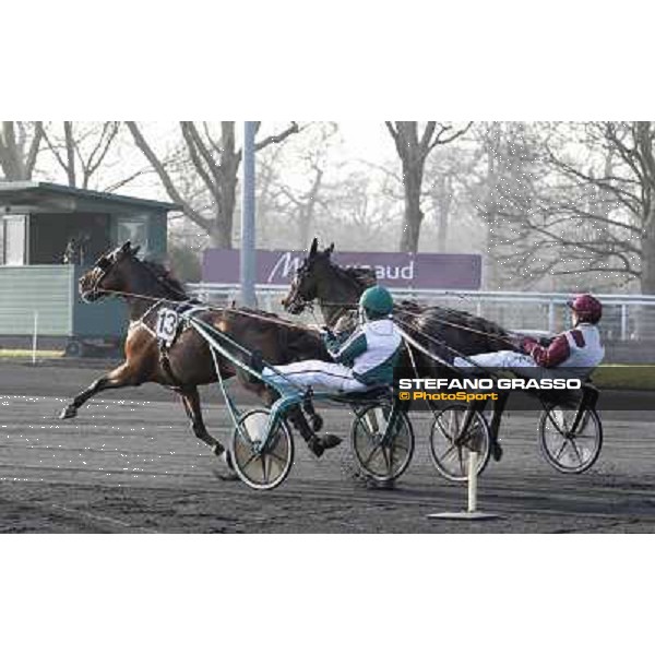 Grand Prix d\'Amerique 2011 - Frank Nivard with Ready Cash wins the Grand Prix d\'Amerique Paris-Vincennes, 30th january 2011 ph. Stefano Grasso