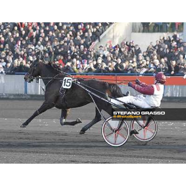 Grand Prix d\'Amerique 2011 - Frank Nivard with Ready Cash wins the Grand Prix d\'Amerique Paris-Vincennes, 30th january 2011 ph. Stefano Grasso