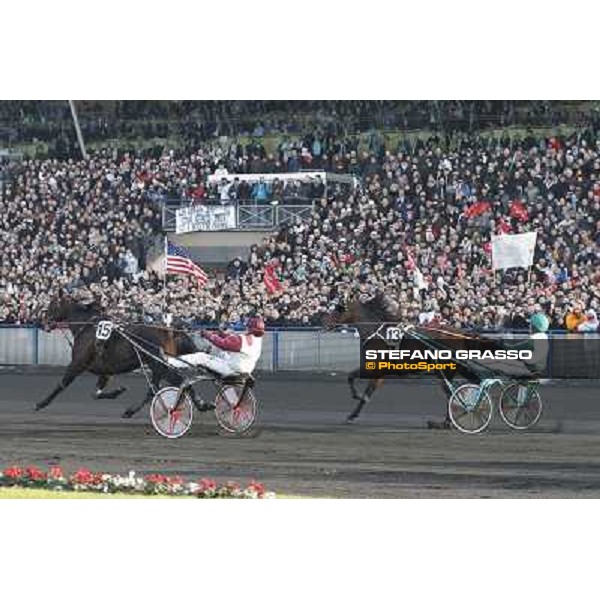 Grand Prix d\'Amerique 2011 - Frank Nivard with Ready Cash wins the Grand Prix d\'Amerique Paris-Vincennes, 30th january 2011 ph. Stefano Grasso