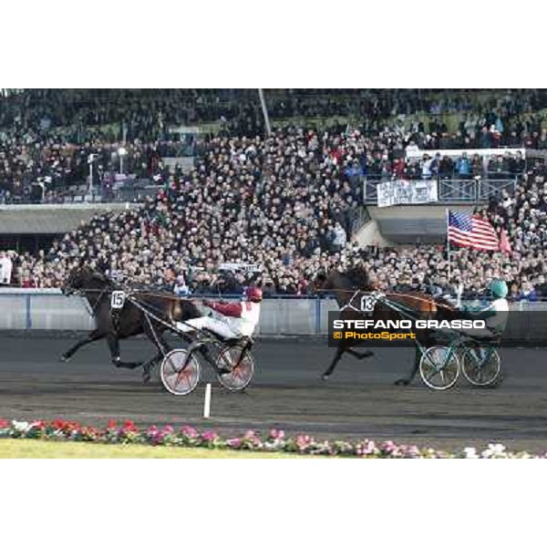 Grand Prix d\'Amerique 2011 - Frank Nivard with Ready Cash wins the Grand Prix d\'Amerique Paris-Vincennes, 30th january 2011 ph. Stefano Grasso