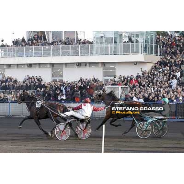 Grand Prix d\'Amerique 2011 - Frank Nivard with Ready Cash wins the Grand Prix d\'Amerique Paris-Vincennes, 30th january 2011 ph. Stefano Grasso