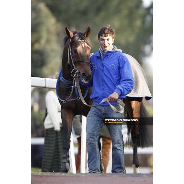 Dirk Fuhrmann on Frammassone wins the 63¡ Gran Corsa Siepi di Roma Roma Capannelle, 12th febr. 2011 ph. Stefano Grasso