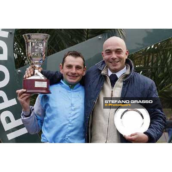 Dirk Fuhrmann on St Petersbourg wins the 122¡ Grande Steeple Chase di Roma - Mem.Gen.MArio Argenton Roma Capannelle, 12th febr. 2011 ph. Stefano Grasso