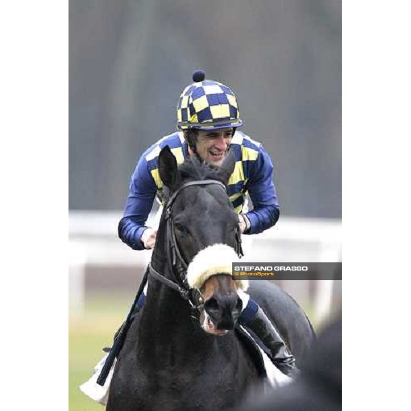 Fabio Branca and Dagda Mor win the Premio Enrico Camici Pisa - San Rossore racetrack, 13th february 2011 ph.Stefano Grasso - www.stefanograsso.com