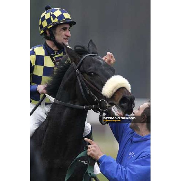 Fabio Branca and Dagda Mor win the Premio Enrico Camici Pisa - San Rossore racetrack, 13th february 2011 ph.Stefano Grasso - www.stefanograsso.com