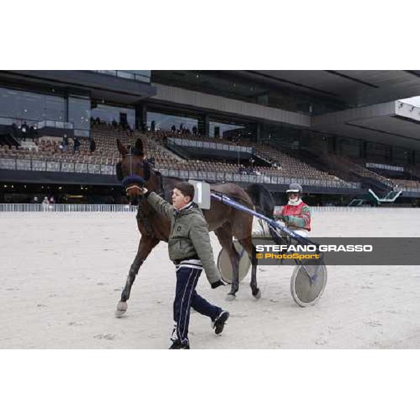 Irina Pockar with Le Pape wins the Trofeo Snai delle Stelle - \'Memorial Ada e Leandro Pantano\' Milan- San Siro racetrack, 20th february 2011 ph.Stefano Grasso - www.stefanograsso.com