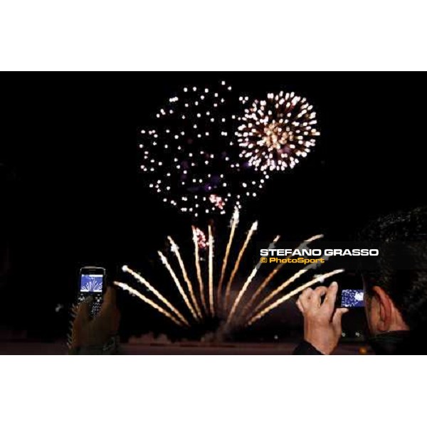 Fireworks - Cortina Winter Polo Lake of Misurina, 26th febr. 2011 ph.Stefano Grasso - www.stefanograsso.com