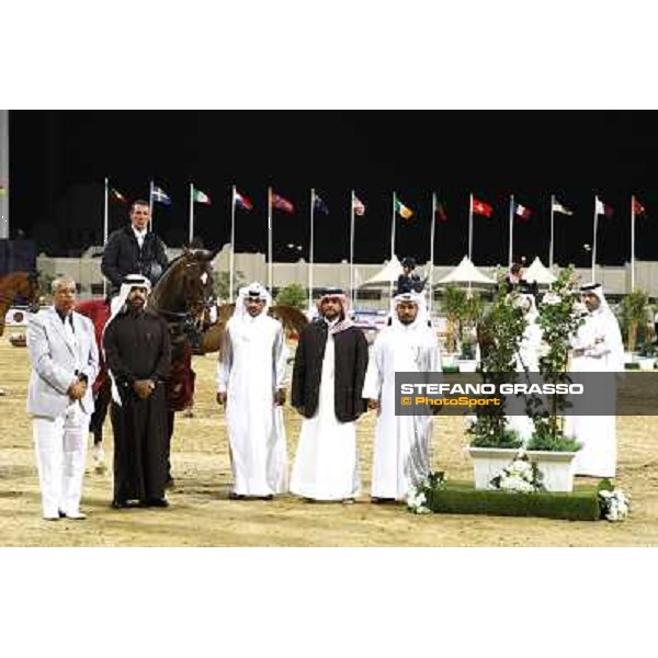 Guy Williams with Torino van de Middelstede wins the Class 1 at the first day of the GCT - Doha Doha, 17th march 2011 ph.Stefano Grasso/GCT
