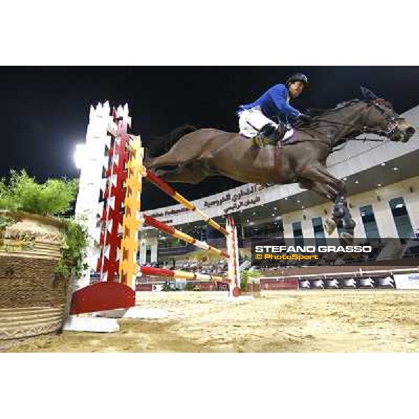 Bernardo Alves on Kingly du Reverdy wins the class 3 of the Global Champions tour Doha, 18th march 2011 ph.Stefano Grasso/GCT