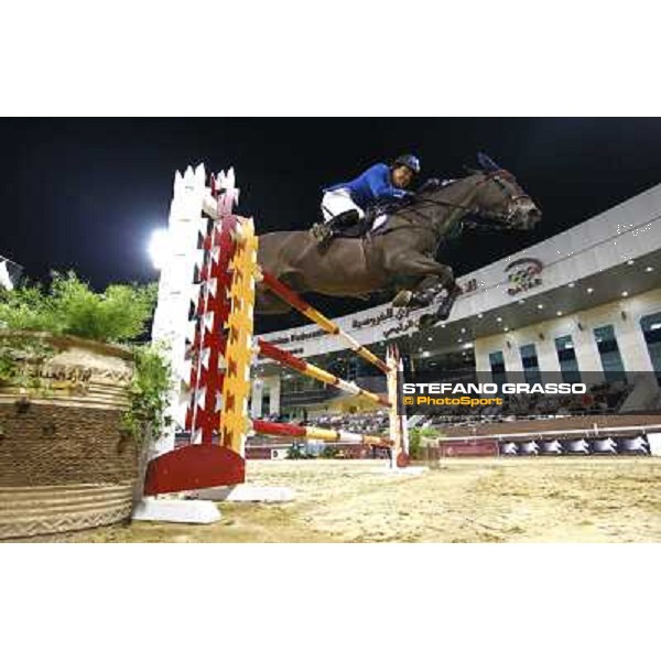 Bernardo Alves on Kingly du Reverdy wins the class 3 of the Global Champions tour Doha, 18th march 2011 ph.Stefano Grasso/GCT