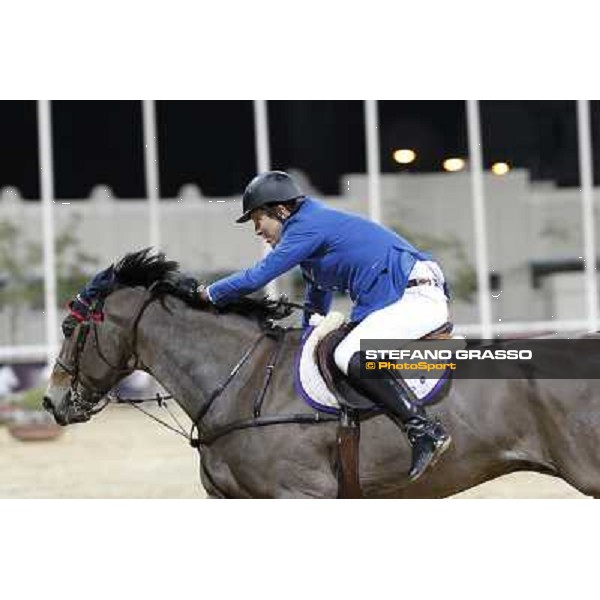 Bernardo Alves on Kingly du Reverdy wins the class 3 of the Global Champions tour Doha, 18th march 2011 ph.Stefano Grasso/GCT
