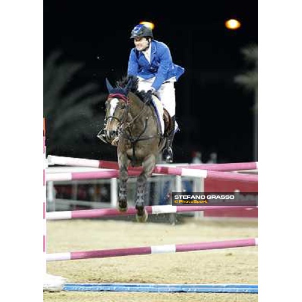 Bernardo Alves on Kingly du Reverdy wins the class 3 of the Global Champions tour Doha, 18th march 2011 ph.Stefano Grasso/GCT