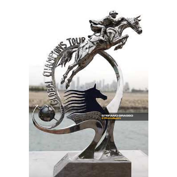 the Global Champions Tour trophy pictured at Doha Doha, 18th march 2011 ph.Stefano Grasso/GCT