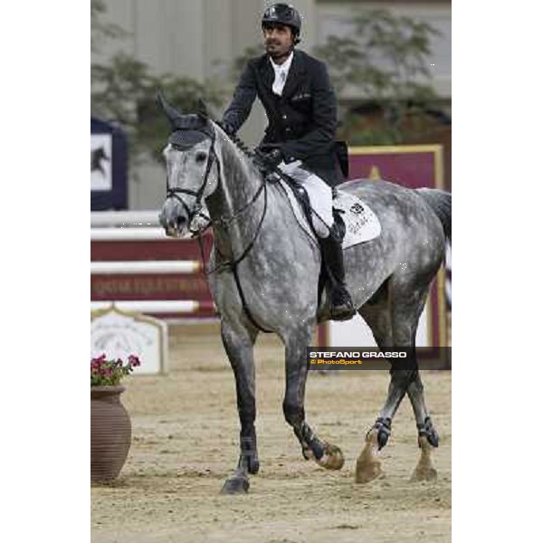 Sh Ali Bin Khalid Al Thani with Duhkan wins the Class 4 - Grand Prix at the Global Champions Tour Doha, 18th march 2011 ph.Stefano Grasso/GCT