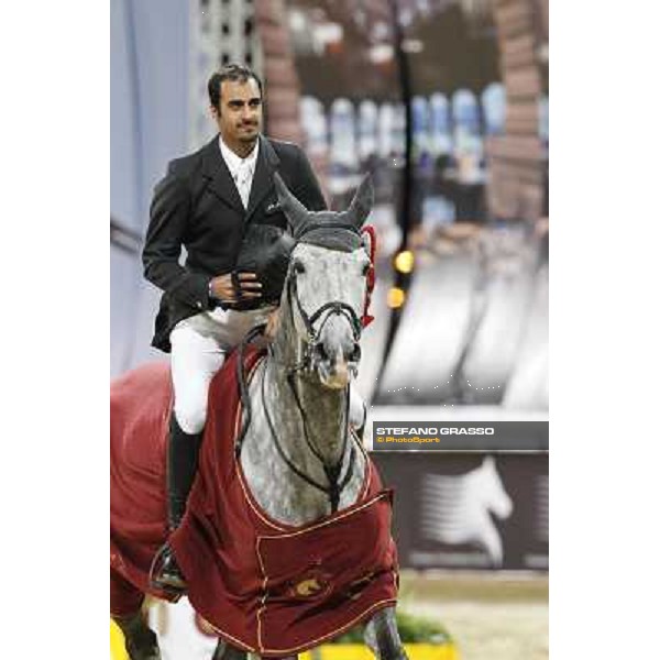 Sh Ali Bin Khalid Al Thani with Duhkan wins the Class 4 - Grand Prix at the Global Champions Tour Doha, 18th march 2011 ph.Stefano Grasso/GCT