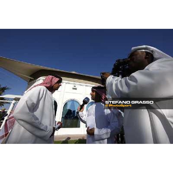 Godolphin Media Morning - at left Mahmood Al Zarooni Dubai - Al Quoz 23rd march 2011 ph.Stefano Grasso