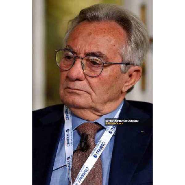 talkshow \'Imprenditoria e Sport\' Candido Cannavò Milan San Siro 17th october 2004 ph. Stefano Grasso