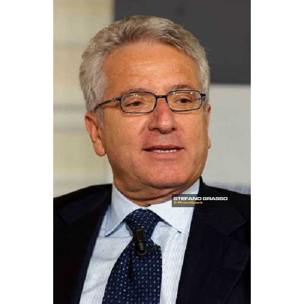 talkshow \'Imprenditoria e Sport\' dott. Antonio Matarrese, President of Unire Milan San Siro 17th october 2004 ph. Stefano Grasso