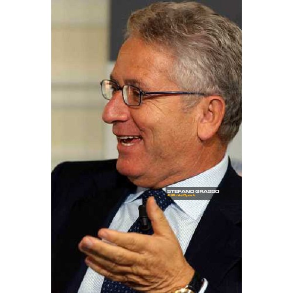 talkshow \'Imprenditoria e Sport\' dott. Antonio Matarrese, President of Unire Milan San Siro 17th october 2004 ph. Stefano Grasso