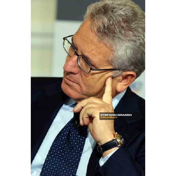 talkshow \'Imprenditoria e Sport\' dott. Antonio Matarrese, President of Unire Milan San Siro 17th october 2004 ph. Stefano Grasso