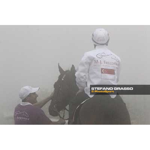 Morning track works at Meydan on friday 25th - Better Be The One Dubai - Meydan 25th march 2011 ph.Stefano Grasso