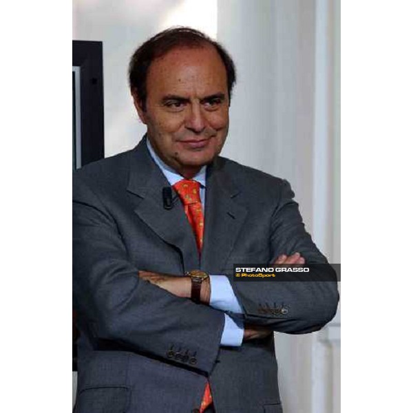talkshow \'Imprenditoria e Sport\' dott. Bruno Vespa Milan San Siro 17th october 2004 ph. Stefano Grasso