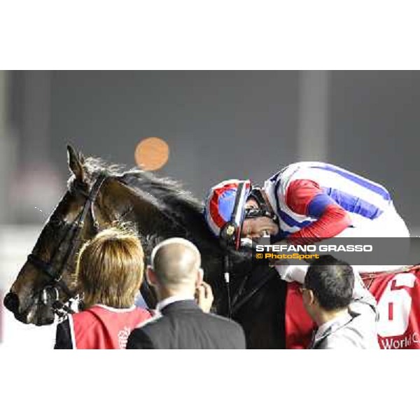 Mirco Demuro on Victoire Pisa wins the Dubai World Cup 2011 Dubai - Meydan, 26th march 2011 ph.Stefano Grasso