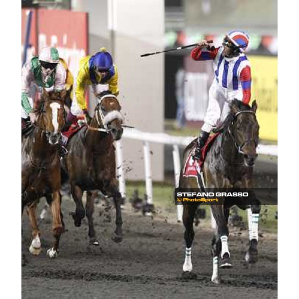 Mirco Demuro on Victoire Pisa wins the Dubai World Cup 2011 Dubai - Meydan, 26th march 2011 ph.Stefano Grasso