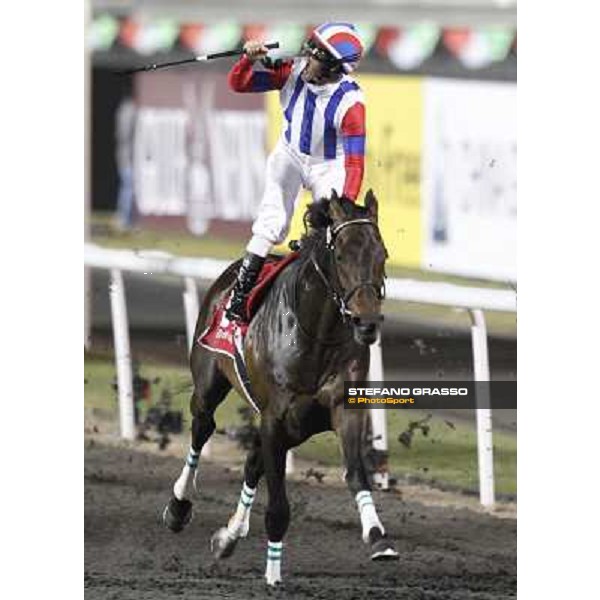 Mirco Demuro on Victoire Pisa wins the Dubai World Cup 2011 Dubai - Meydan, 26th march 2011 ph.Stefano Grasso