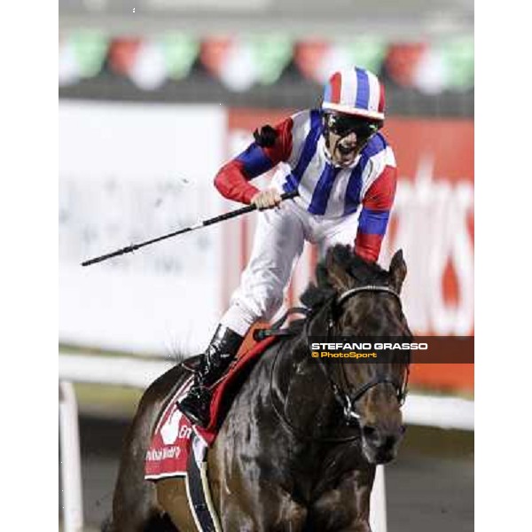 Mirco Demuro on Victoire Pisa wins the Dubai World Cup 2011 Dubai - Meydan, 26th march 2011 ph.Stefano Grasso