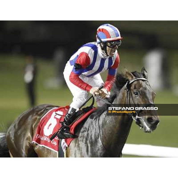 Mirco Demuro on Victoire Pisa wins the Dubai World Cup 2011 Dubai - Meydan, 26th march 2011 ph.Stefano Grasso