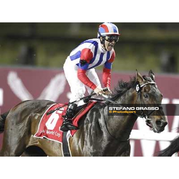 Mirco Demuro on Victoire Pisa wins the Dubai World Cup 2011 Dubai - Meydan, 26th march 2011 ph.Stefano Grasso
