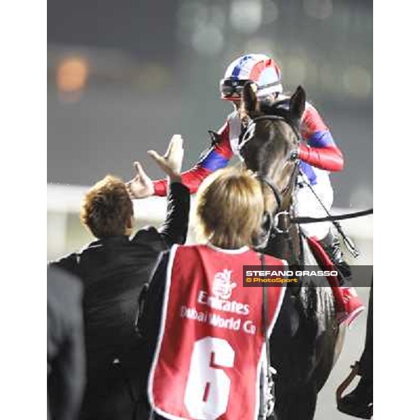 Mirco Demuro on Victoire Pisa wins the Dubai World Cup 2011 Dubai - Meydan, 26th march 2011 ph.Stefano Grasso
