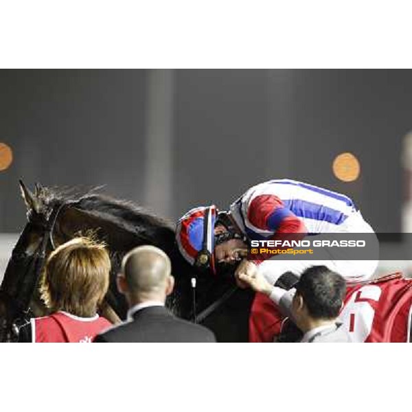Mirco Demuro on Victoire Pisa wins the Dubai World Cup 2011 Dubai - Meydan, 26th march 2011 ph.Stefano Grasso