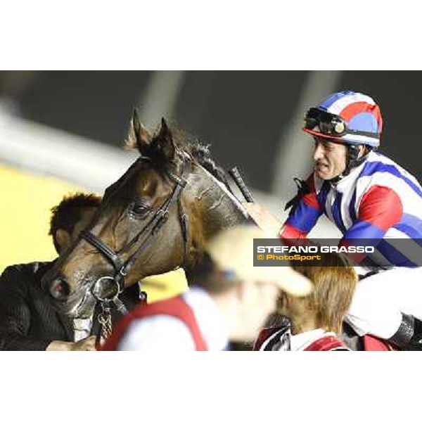 Mirco Demuro on Victoire Pisa wins the Dubai World Cup 2011 Dubai - Meydan, 26th march 2011 ph.Stefano Grasso