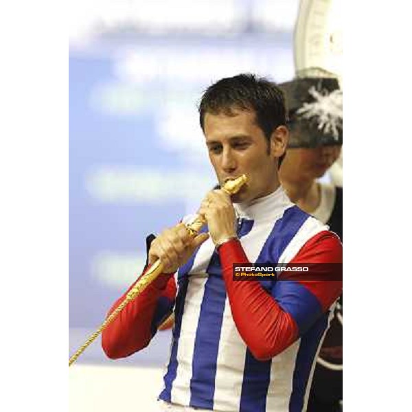 Mirco Demuro on Victoire Pisa wins the Dubai World Cup 2011 Dubai - Meydan, 26th march 2011 ph.Stefano Grasso