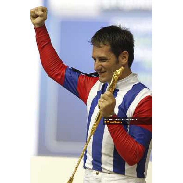 Mirco Demuro on Victoire Pisa wins the Dubai World Cup 2011 Dubai - Meydan, 26th march 2011 ph.Stefano Grasso